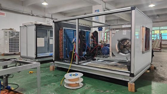 Water Cooled Direct Expansion Horizontal Type Rooftop Packaged Unit Air Purification HAVC