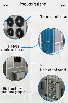 Office Building Cooling AHU Air Handling Unit With High Efficiency Condensation Coil
