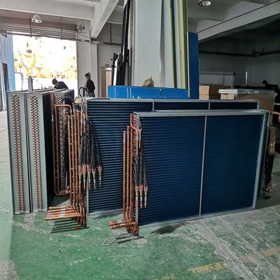 Dehumidifier Evaporator Hydrophilic Aluminum Fin Condenser Air Cooled Heat Exchanger