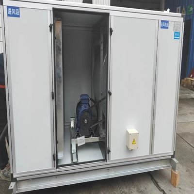12000CMH Cold Water Air Cabinet Air Handling Unit With Frequency Converter For Hosptial