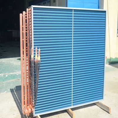 Dehumidifier Evaporator Hydrophilic Aluminum Fin Condenser Air Cooled Heat Exchanger