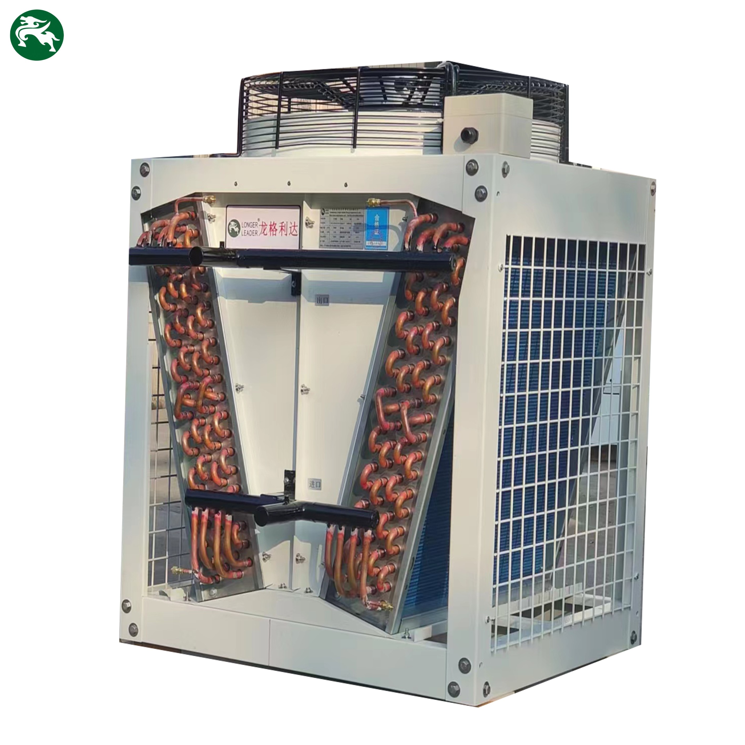 Heat Dissipation Dry Cooler With High Efficiency EC Fan For Machinery Factory